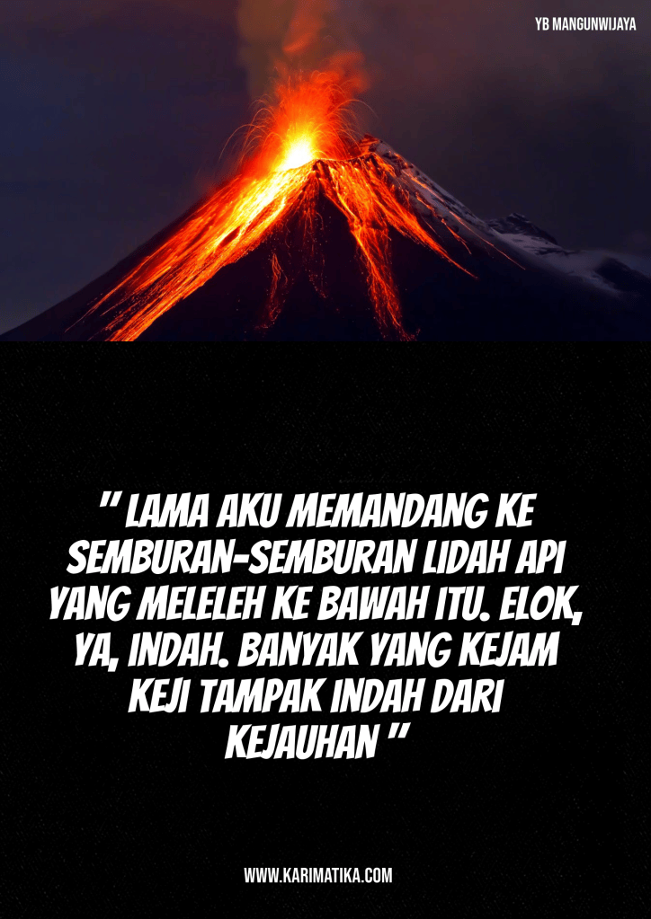 Poster “Gunung berapi” – ABDUL KARIM